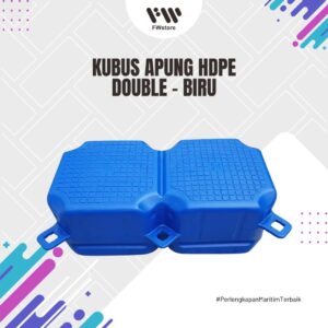 Kubus Apung HDPE Double - Biru