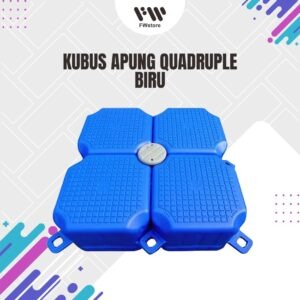 Kubus Apung Quadruple - Biru