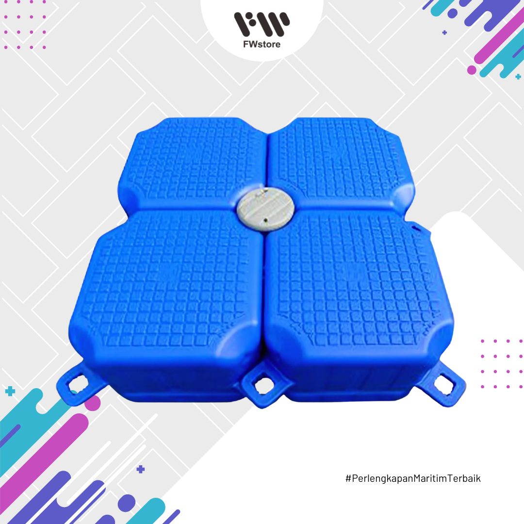 Kubus Apung Single - Biru