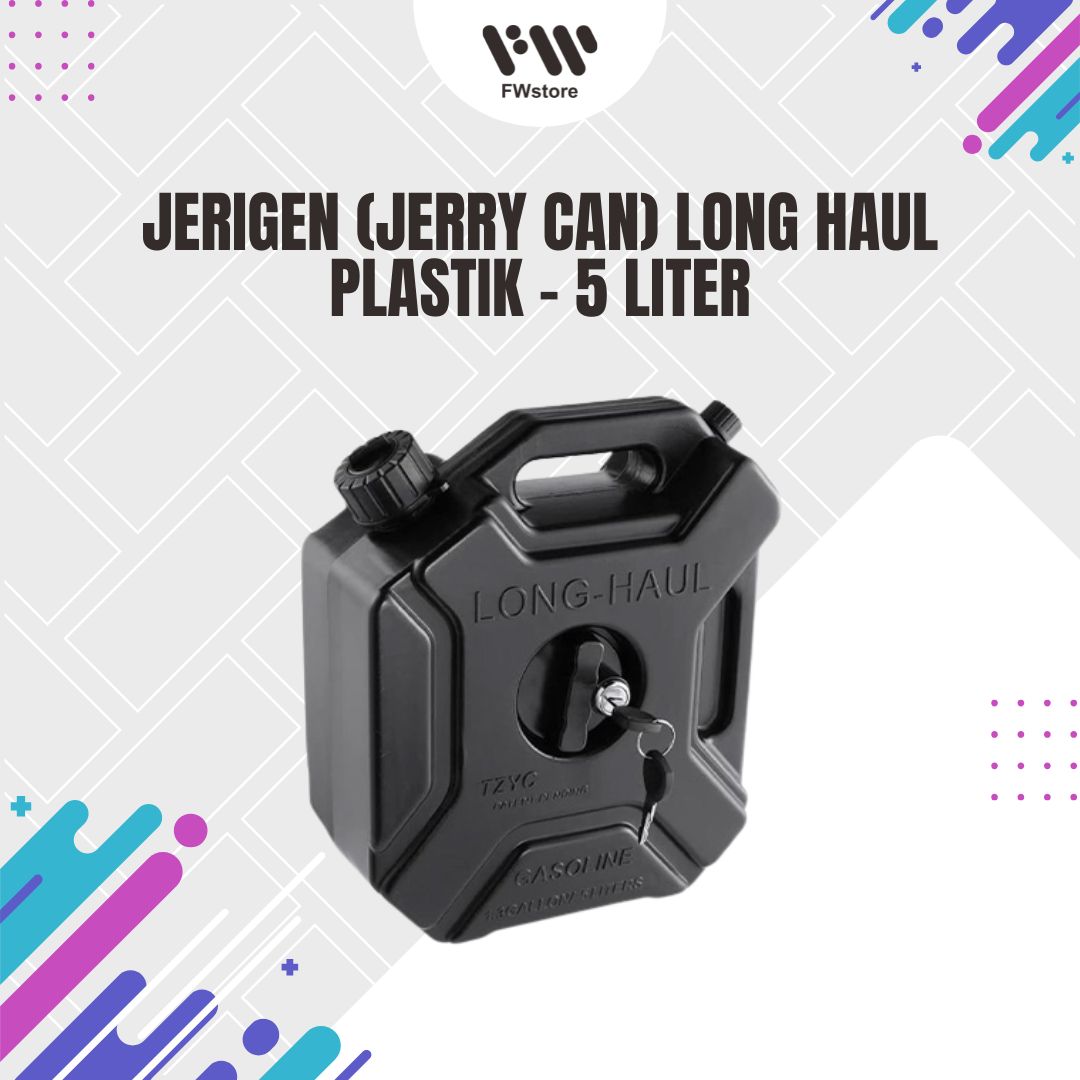 Jerigen (Jerry Can) Long Haul Plastik - 5 Liter