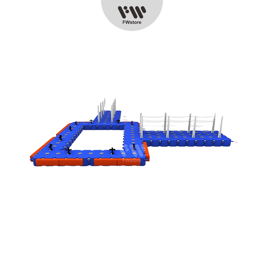 Dermaga Apung Kubus Apung 40m2 - Design 2