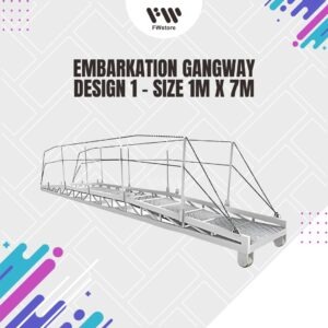 Embarkation Gangway - Design 1 - Size 1m x 7m