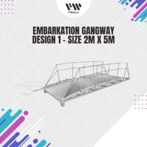 Embarkation Gangway - Design 1 - Size 2m x 5m