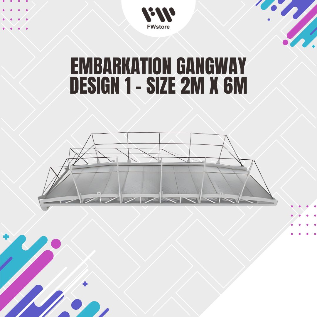 Embarkation Gangway - Design 1 - Size 2m x 6m
