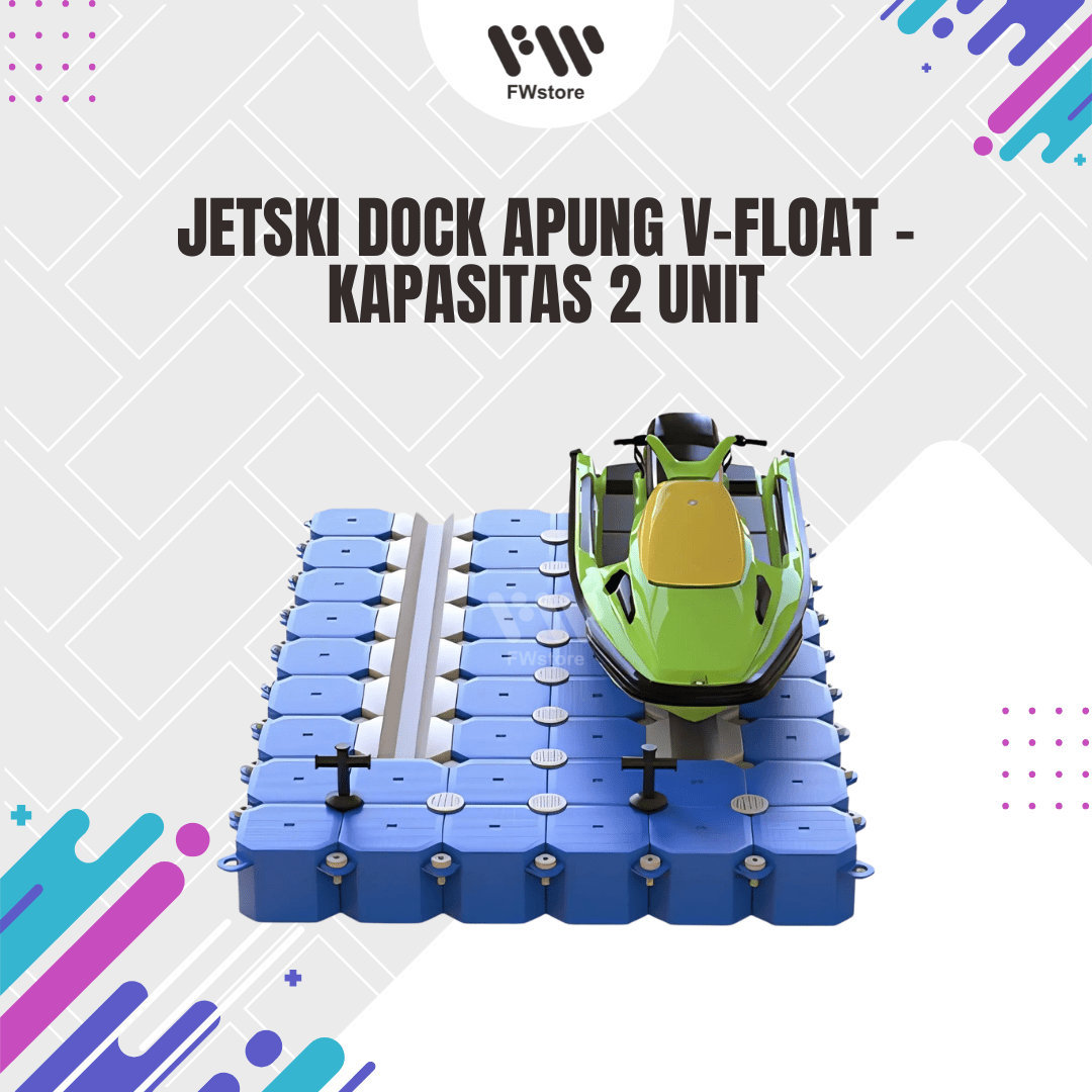 Jetski Dock Apung V-Float - Kapasitas 2 unit