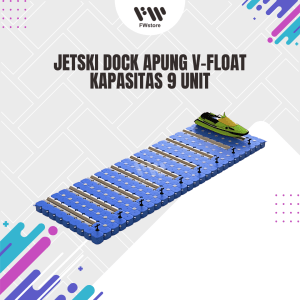 Jetski Dock Apung V-Float - Kapasitas 9 unit