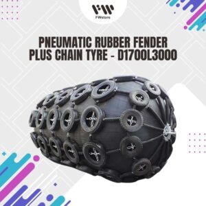 Pneumatic Rubber Fender Plus Chain-Tyre - D1700L3000